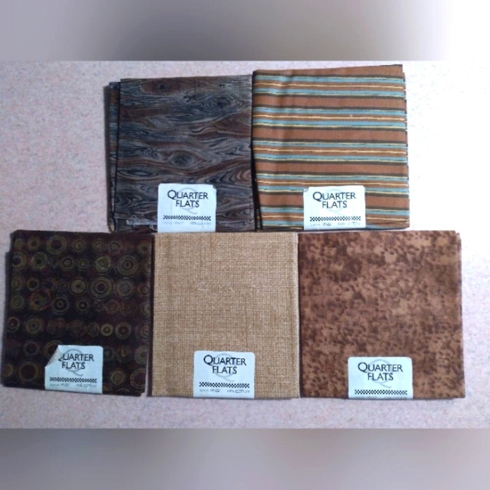 Vintage Joann fabric quarter bundle (5)
